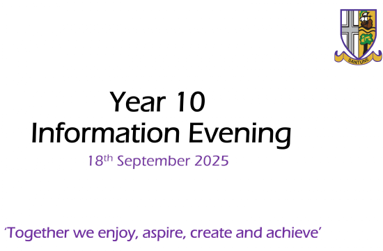 Year 10 Information Evening