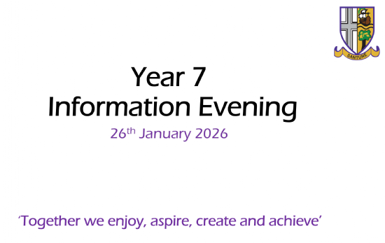 Year 7 Information Evening